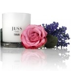 Juss London Ароматическая свеча Роза и лаванда