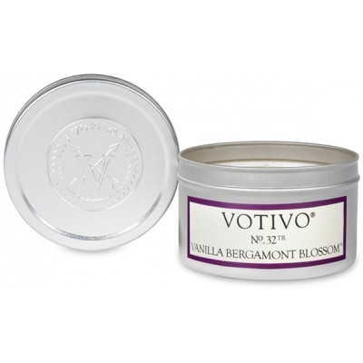Votivo Свеча для путешествий Ваниль и цветки бергамота