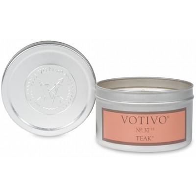 Votivo Свеча для путешествий Тиковое дерево