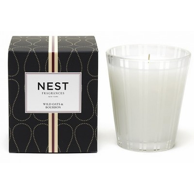 Nest Ароматическая свеча Овсюг и бурбон