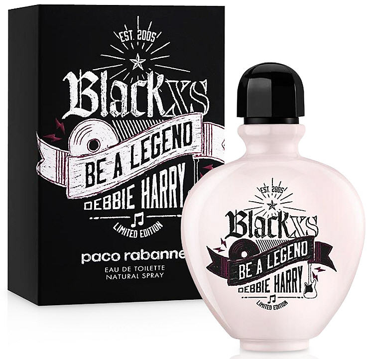 Paco Rabanne XS Black Be a Legend Debbie Harry