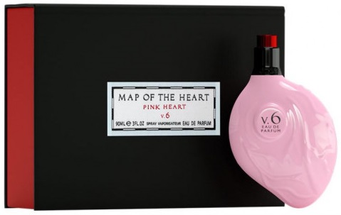 Map Of The Heart Pink Heart V 6