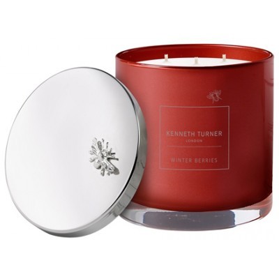 Kenneth Turner Ароматическая свеча с тремя фитилями Зимние ягоды