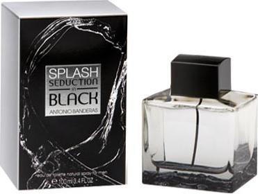 Banderas Seduction in Black Splash Men