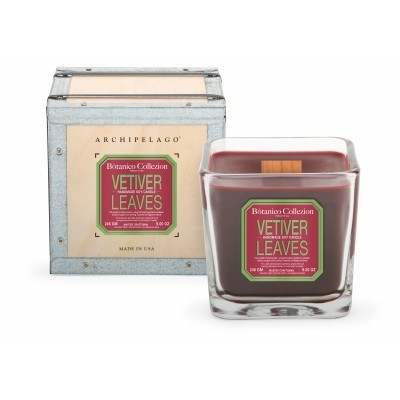 Archipelago Свеча с деревянным фитилем Трава ветиверия