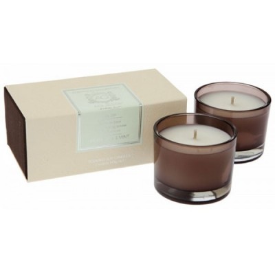 Aquiesse Набор ароматических свечей Белый чай и мята