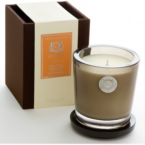 Aquiesse Ароматическая свеча Золотистая амбра