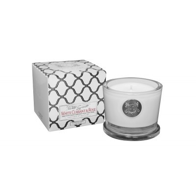 Aquiesse Ароматическая свеча малая Белая смородина и роза