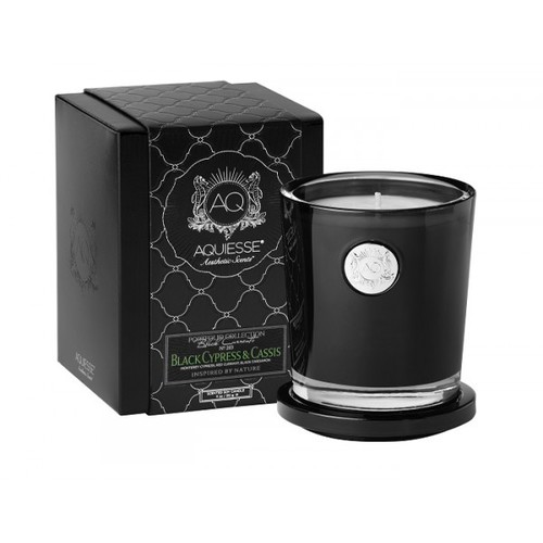 Aquiesse Ароматическая свеча Черный кипарис и бальзам
