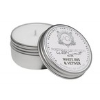 Aquiesse Свеча для путешествий Белый ирис и ветивер