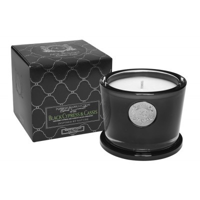 Aquiesse Ароматическая свеча малая Черный кипарис и смородина